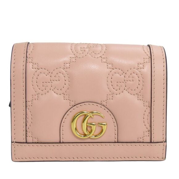 GUCCI Pink Leather Wallet - Picture 1 of 11